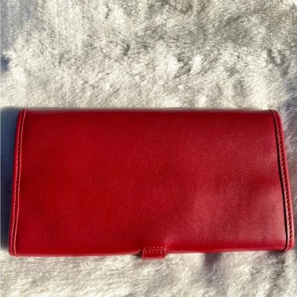 Coach vintage red jewelry holder - Picture 2 of 7